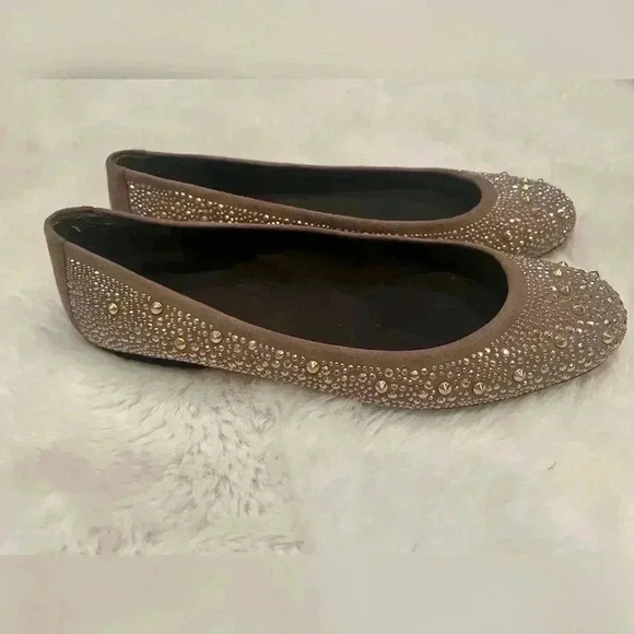 Stuart Weitzman Nubeads Haze Suede Flat - Picture 6 of 7